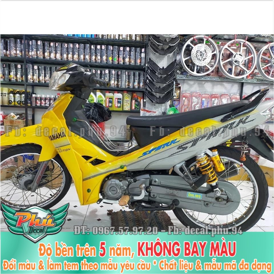 Tem rời Sirius Spark vàng bạc (X) -1