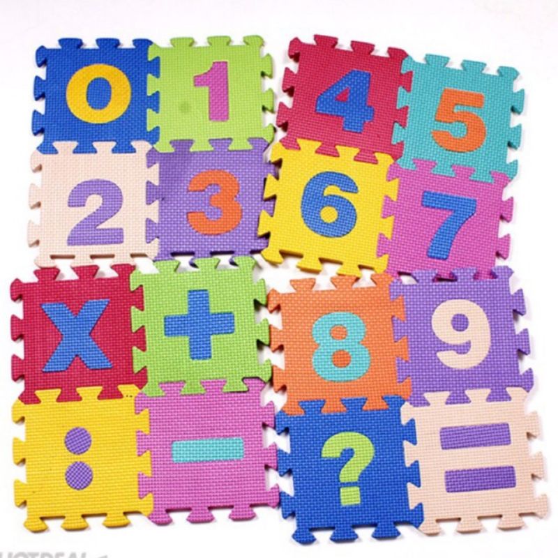 40 Tấm Thảm Xốp Trải Sàn Cho Bé, Chống Va Đập, Ghép Hình