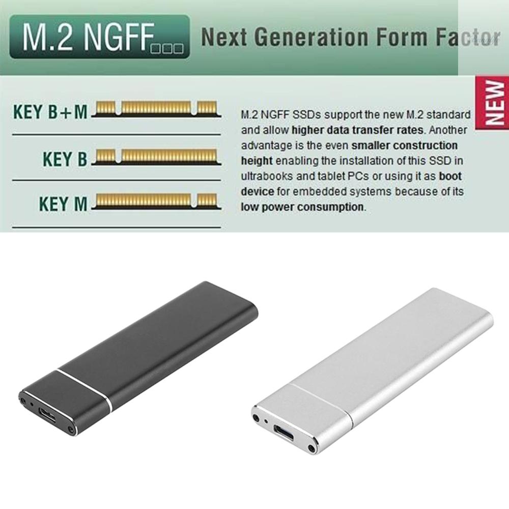 Hộp Chuyển Đổi Ổ Cứng M.2 Ngff Ssd 6gbps Sang Usb 3.1 Type-c M2 Ssd Type-c