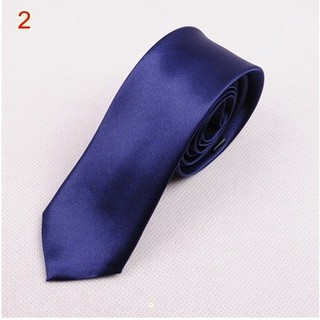 Cà vạt lụa phi bóng bản nhỏ 5cm
