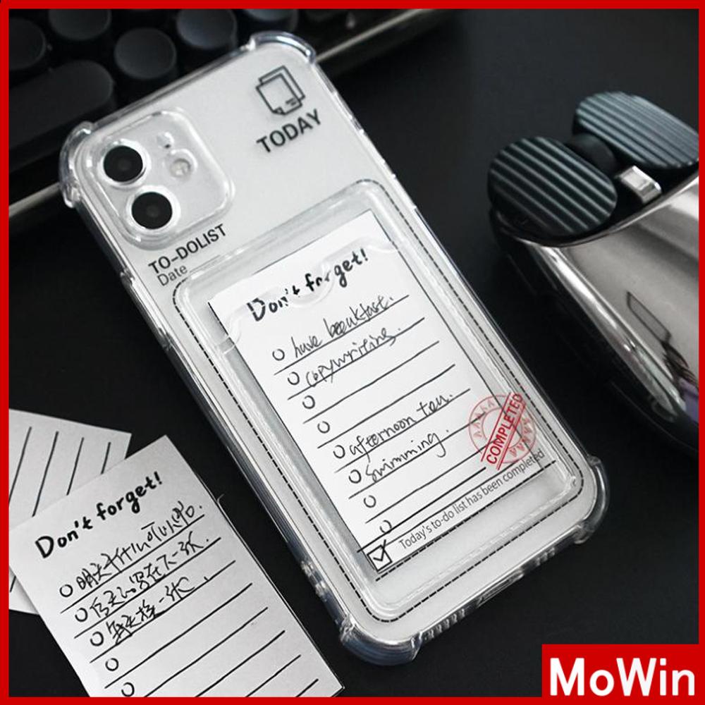Ốp Điện Thoại Silicon Mềm Trong Suốt Có Ngăn Đựng Thẻ Và Tấm Bảo Vệ Camera Chống Sốc Cho iPhone 13 Pro Max 12 Pro 11 7 Plus