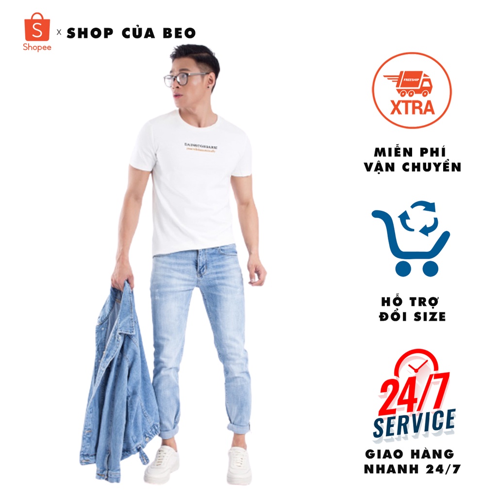 Quần Jean [BAO ĐỔI TRẢ] [FREESHIP] dáng suông chuẩn soái ca