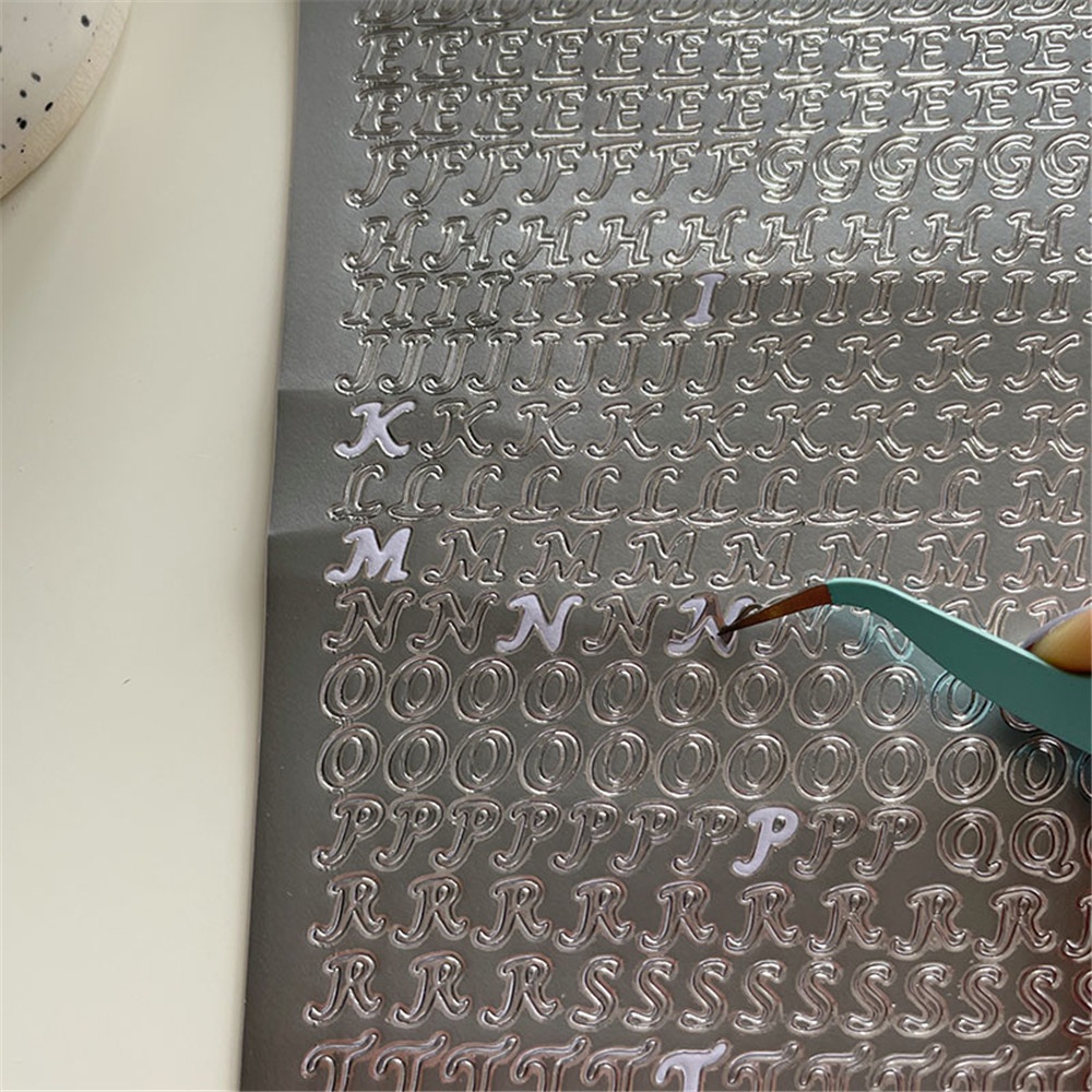 Sticker Dán Trang Trí Diy Họa Tiết Chữ Sáng Tạo