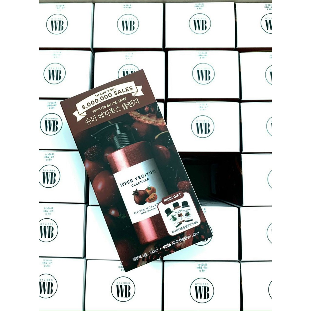 Sữa Rửa Mặt Thải Độc Rau Củ Sủi Bọt Super Vegitoks Cleanser 300ml Mẫu Mới | BigBuy360 - bigbuy360.vn