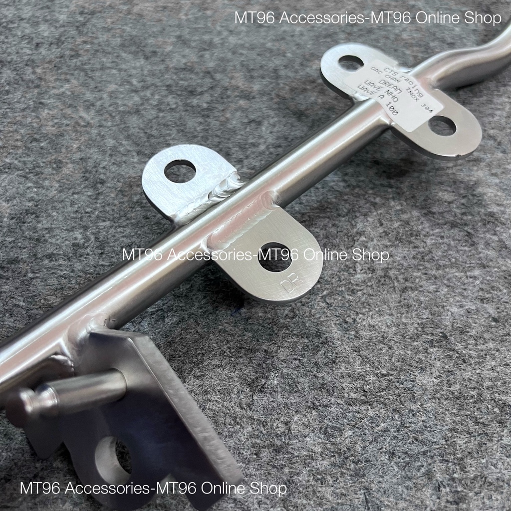 Gác Chân Trước Inox Cho Wave Nhỏ, Wave Thái 110, Wave Zx Chuẩn Inox304