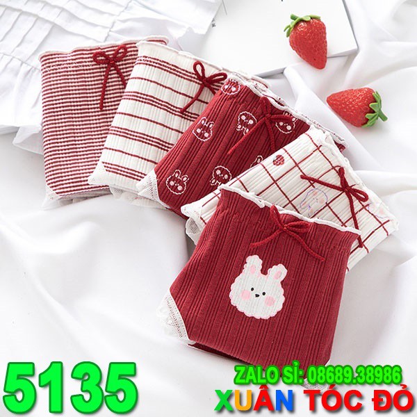 SỈ ZALO RẺ HƠN NHIỀU_ Quần Lót 5 Kiểu Thỏ Bordeaux Hot Mới 5135 | BigBuy360 - bigbuy360.vn
