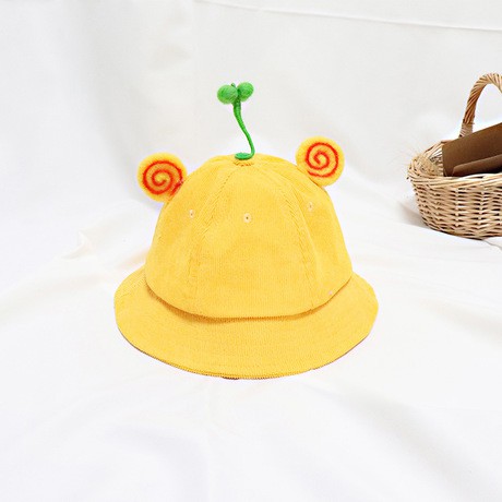 Mũ maruko nữ Pohanu nón tai bèo rộng vành mầm cây đáng yêu MR02