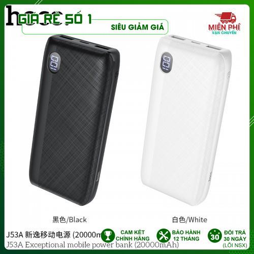SẠC DỰ PHÒNG CHÍNH HÃNG HOCO J53A 20.000mAH| 100% HÀNG CHÍNH HÃNG 11001