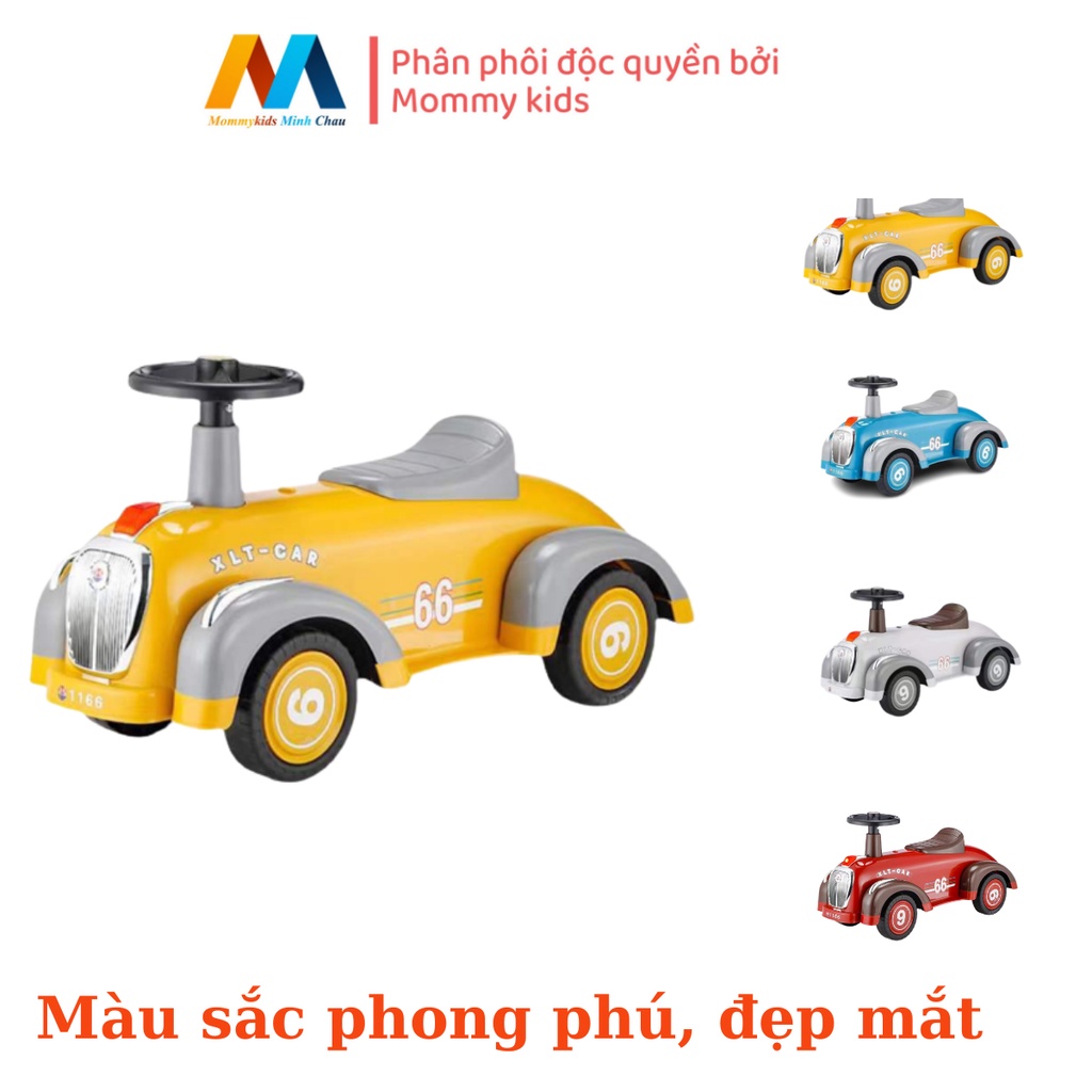 Xe chòi chân ô tô MOMMYKIDS MINH CHÂU AUDI cho bé có nhạc, có đèn led nháy, có cốp xe hàng cao cấp