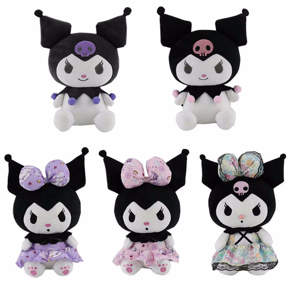 Thú Nhồi Bông Hình Thỏ Kuromi Dễ Thương Phong Cách Lolita