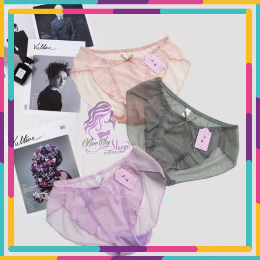 QUẦN LÓT REN LỤA XUYÊN THẤU GỢI CẢM SEXY Q0346  BC_CHIC LINGERIE