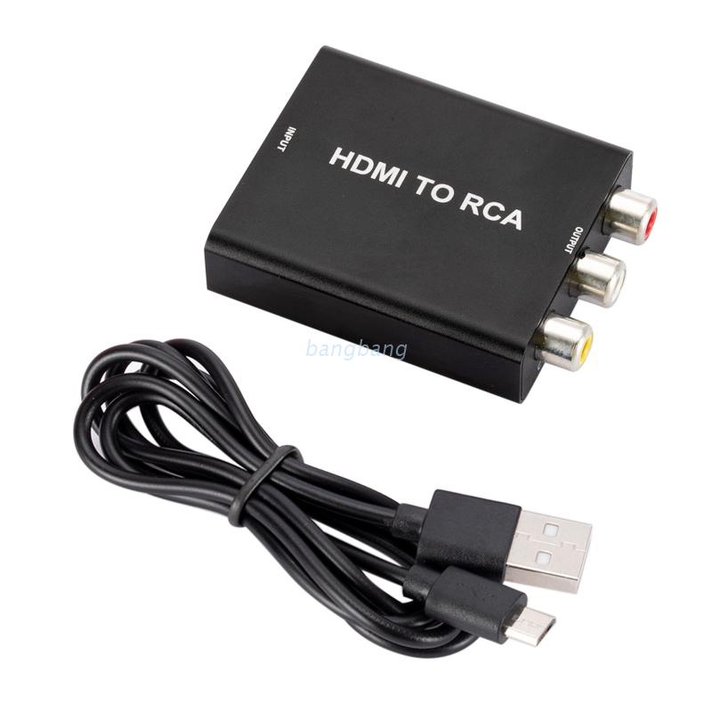 Bộ chuyển đổi HDMI sang AV cho TV Apple- TV PC Fire Stick Roku