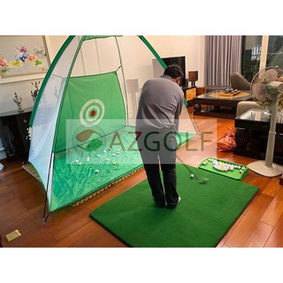 Thảm tập golf swing 1,2x1,5m ( tặng kèm tee cao su và bóng tập golf)