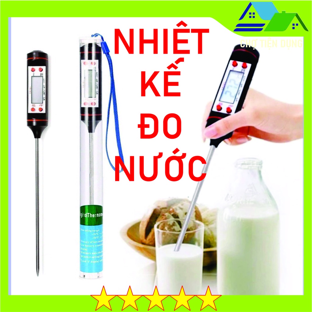 Nhiệt Kế Nước Đo Nhiệt độ Sữa Nước Thực Phẩm Cho Gia Đình Và Pha Chế - NKNUOC01