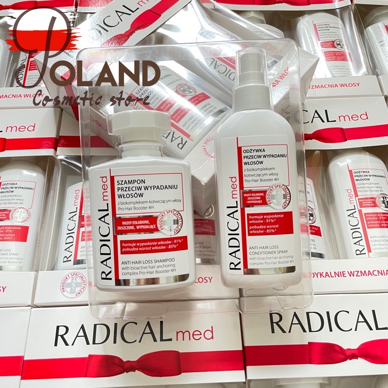 [ĐỦ BILL] Bộ dầu gội đầu ngăn ngừa tóc rụng RADICAL MED