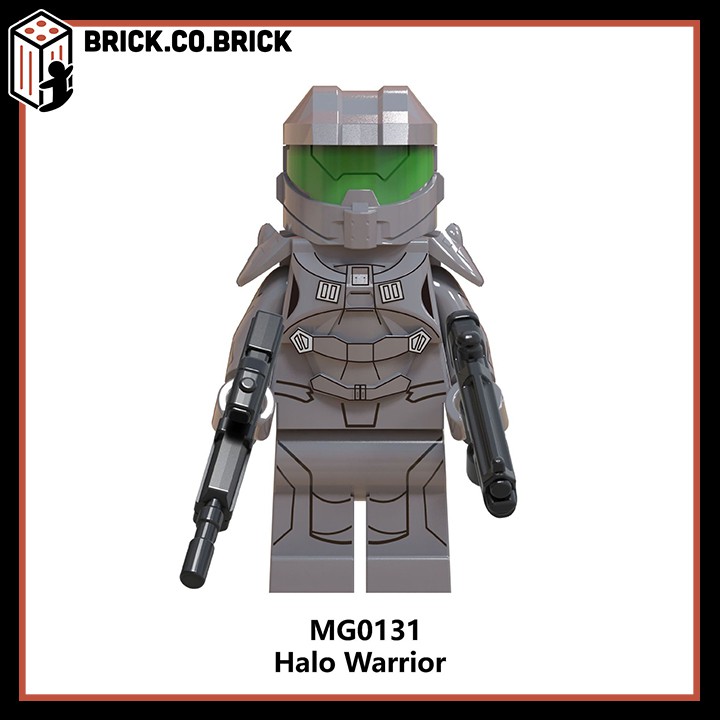 MG0131-0138 - Minifigures các nhân vật Halo Spartan tuyệt đẹp - Đồ chơi Lắp ghép Xếp hình Mô hình Mini EndGame