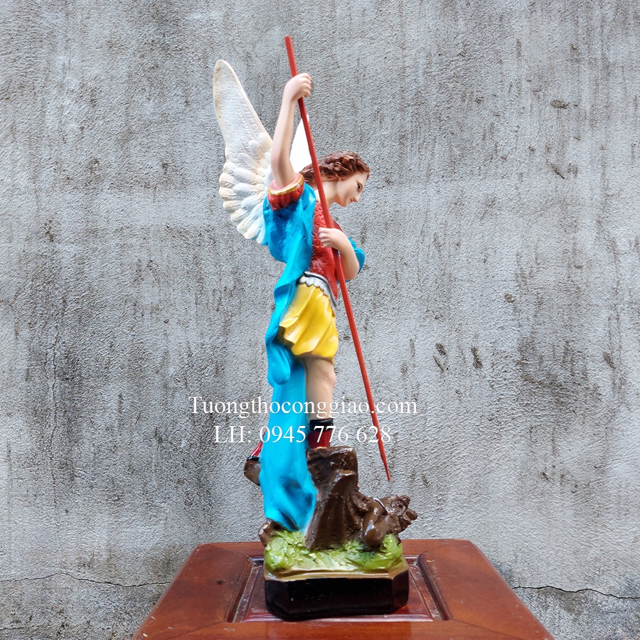 Tượng Thánh Thiên Thần Michael 50cm composite