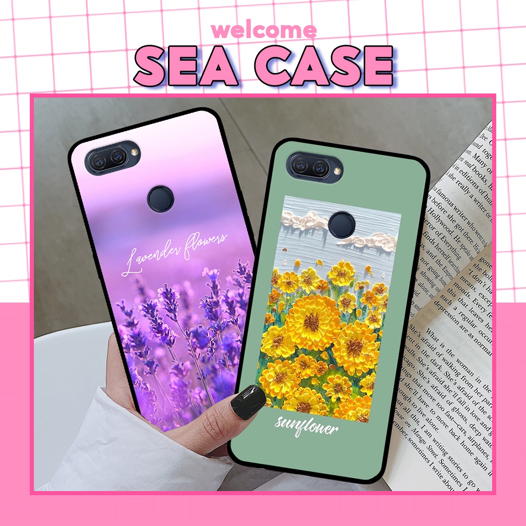 Ốp lưng Oppo F9 - A7 - A12 - A5S, Ốp điện thoại in hình hoa vintage,basic,nhẹ nhàng – lưng nhựa viền dẻo