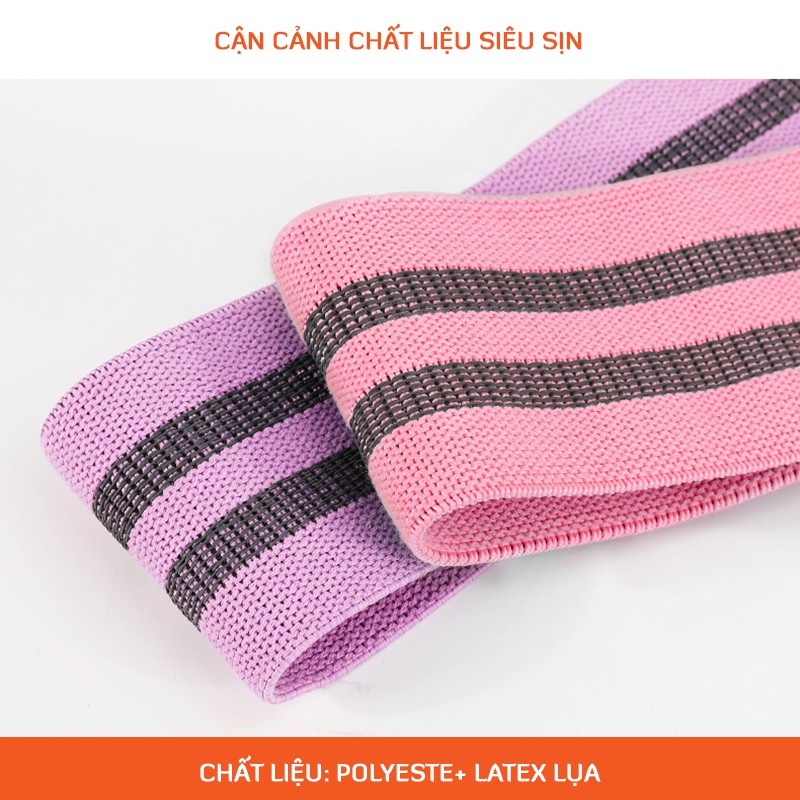 Dây kháng lực tập gym, kiểu dây kháng lực tập mông đùi, ngực, hàng dây mini band chính hãng Rexchi