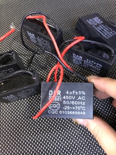 Tụ điện dây cho quạt 1uF->5uF