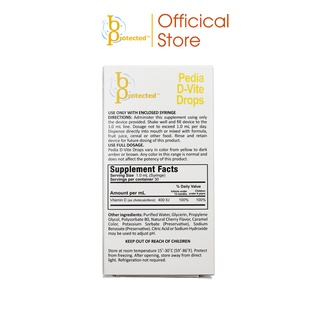 Vitamin D3 Tinh Khiết Cho Trẻ Pedia D-Vite Drops Bprotected