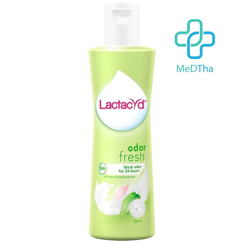 Dung dịch vệ sinh phụ nữ Lactacyd - Dung dịch vệ sinh phụ nữ trầu không, làm sạch da, chăm sóc da vùng kín, khử mùi 24H