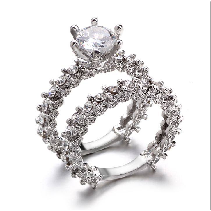 Nhẫn đá quý trắng yvd-valentine