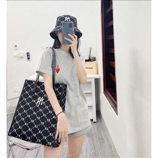 ⚡️ (ảnh thật + Video) Túi Tote MLB Monogram Diamond Jacquard NY Yankees | HÀNG XUẤT XỊN FULL TEM TAG /  CÓ SẴN HÀNG