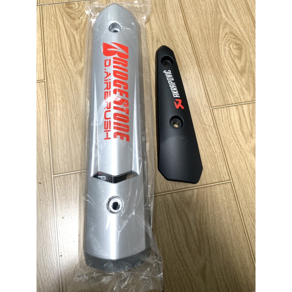 Ốp pô spark màu bạc tem sơn