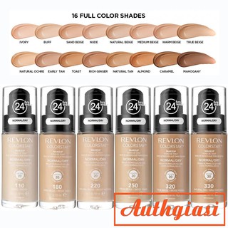 Kem nền Revlon Colorstay 24h Normal Dry Skin siêu bền tông cho da khô và da thường