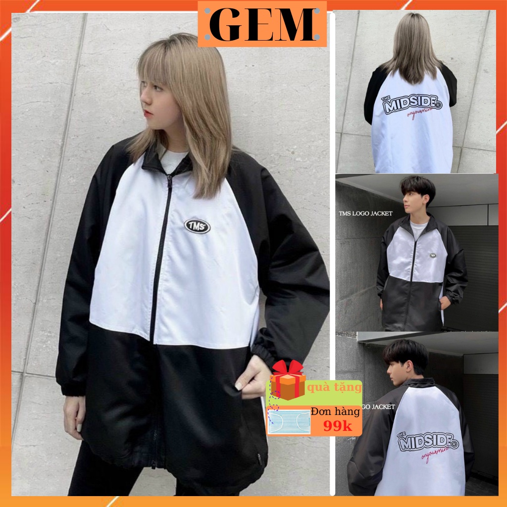 Áo Khoác Dù 2 Lớp MIDSIDE Gem Nam Nữ Thời Trang Unisex Giá Rẻ
