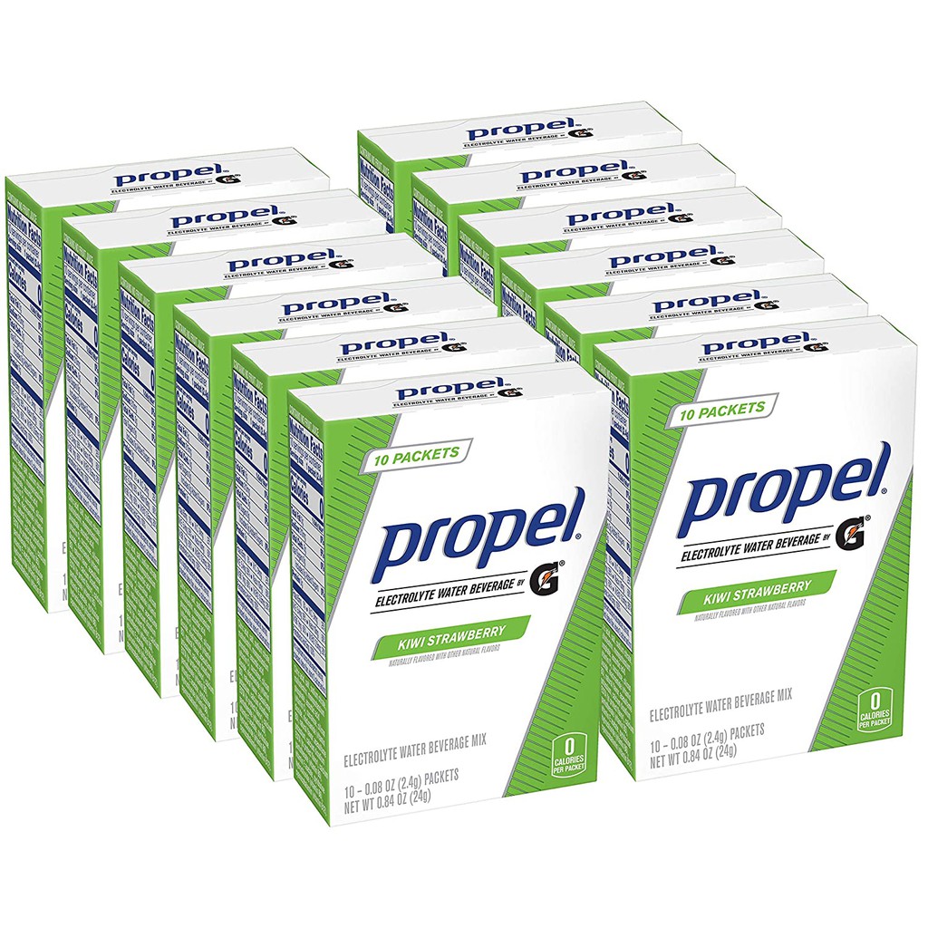 Propel electrolytes, Bột trái cây điện giải, bù nước giải nhiệt tức thời., USA, Gym - Sport