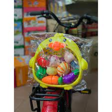 Bộ đồ chơi cắt hoa quả trái cây kèm rổ đựng cho bé