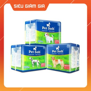 Bỉm vệ sinh cho chó đực petsoft