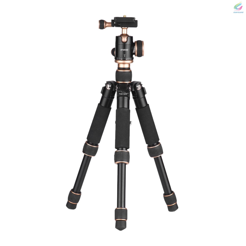 Chân Máy Ảnh Tripod Andoer 53cm / 21in Mini Có Đầu Bi Tháo Gỡ Nhanh Cho Máy Ảnh Dslr / Điện Thoại Di Động
