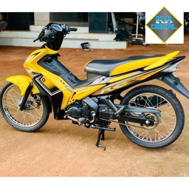 Tem rời exciter 2010 vàng đen 3 lớp ko bay màu