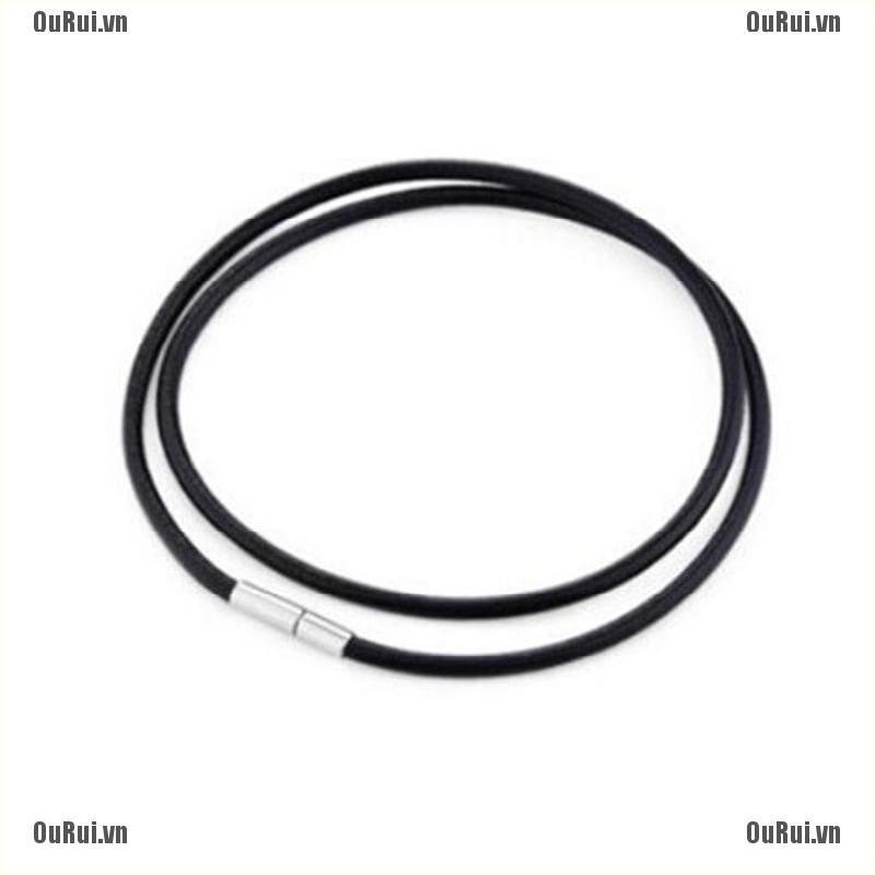 Dây Chuyền Da Bò Có Khóa Thời Trang Cho Nam