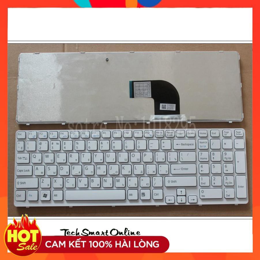 Bàn phím laptop Sony Vaio SVE15 SVE151 – SVE15 TRẮNG ZIN