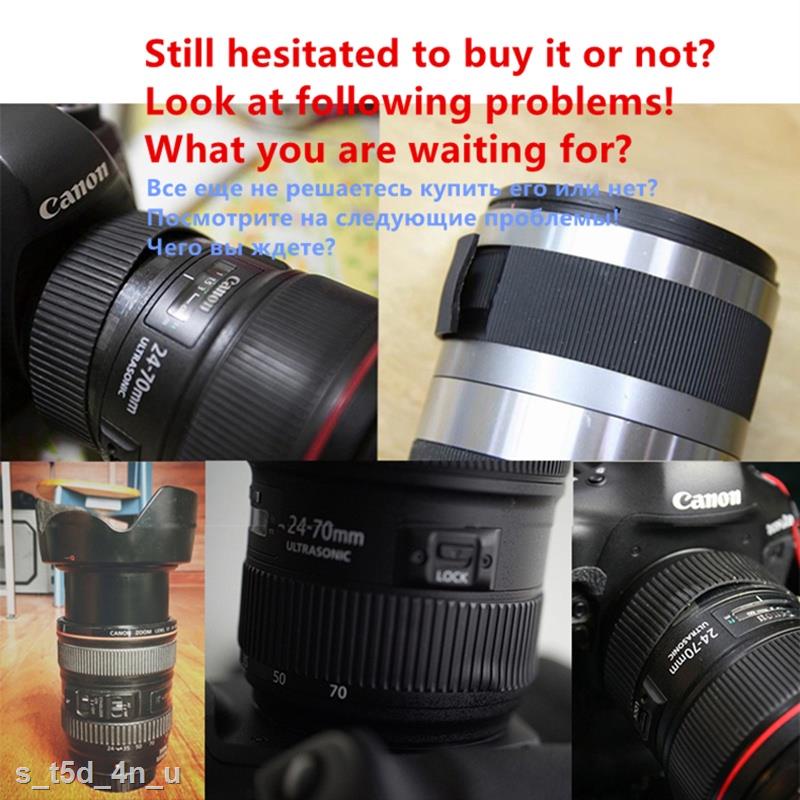 Hàng chính hãng Vòng cao su bảo vệ ống kính máy ảnh 52 55 58 62 67 72 77