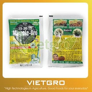 Phân bón lá Miracle-Gro 15-30-15 | Đặc biệt không bị cháy lá - Gói 10g - VG246