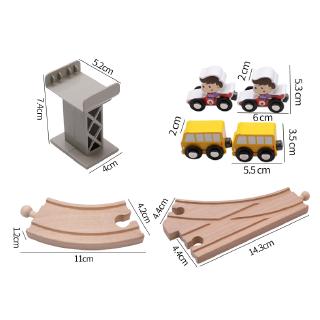 Bộ Đồ Chơi Lắp Ráp Đường Ray Xe Lửa 80 Mảnh