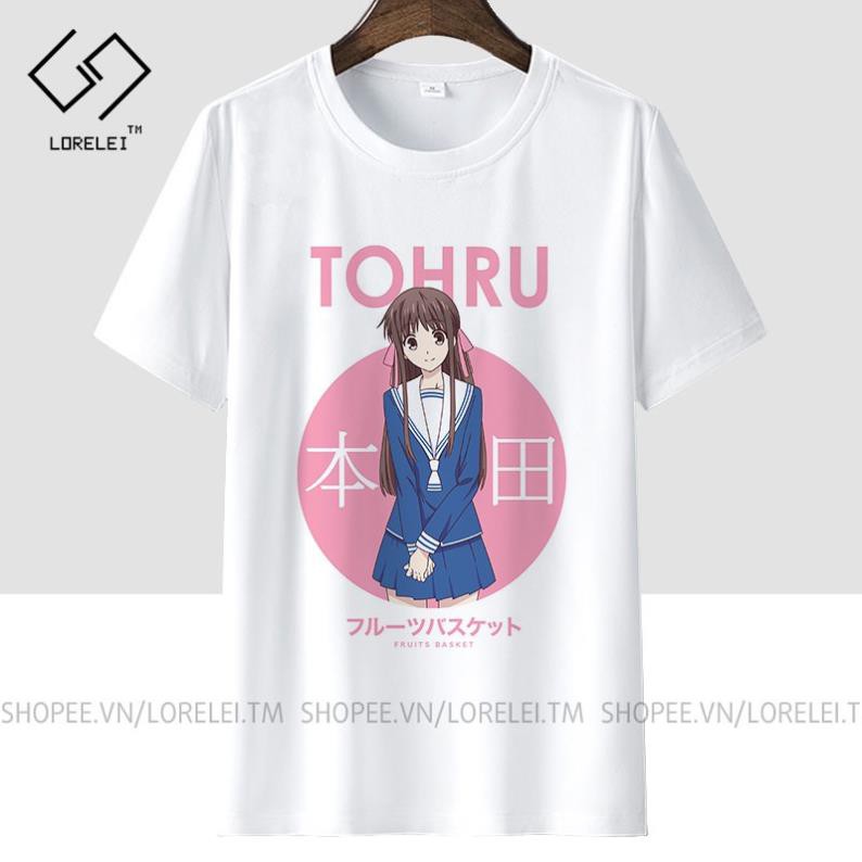 Áo thun Fruits Basket Tohru Honda ngắn tay
