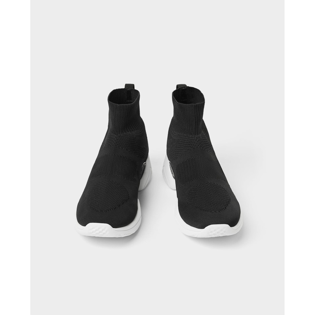 GIÀY THỂ THAO NAM NỮ CAO CỔ ĐEN ĐẾ TRẮNG | BigBuy360 - bigbuy360.vn