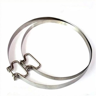 Đai inox chống nứt thớt nghiến các đường kính 29 đến 50 - móc treo thớt