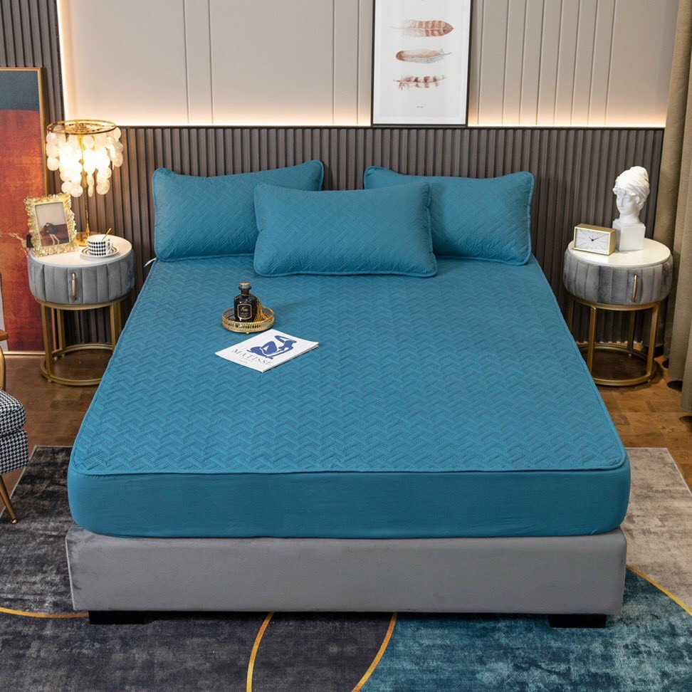 Ga chống thấm chun trần Cotton mẫu mới, êm dịu, thoáng mát