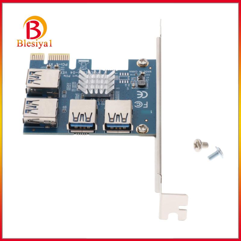 [BLESIYA1] PCIE PCI-E 1 to 4 External PCI Express 16X Slots Riser Card Adapter Card