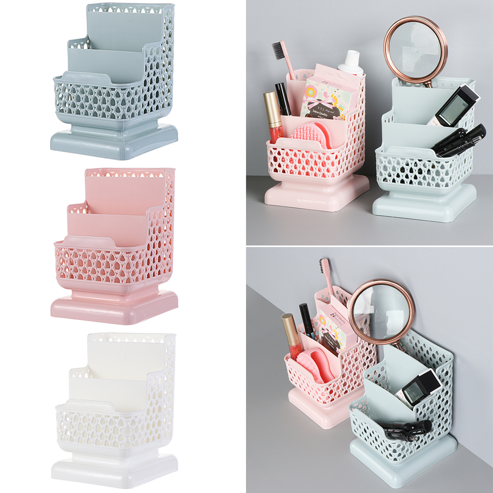 Hộp Đựng Mỹ Phẩm Để Bàn Đa Năng 3 Ngăn Tiện Dụng