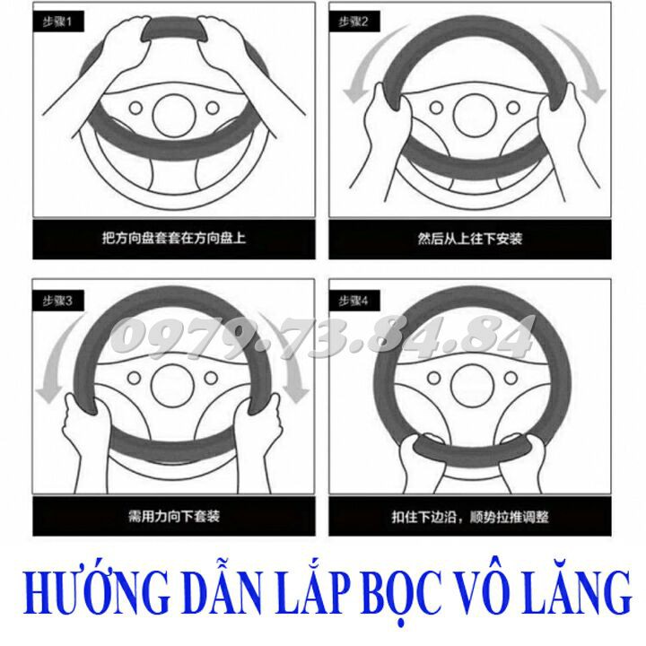 Bọc vô lăng vân Carbon cao cấp -Logo theo hãng xe KIA (hàng cao cấp)