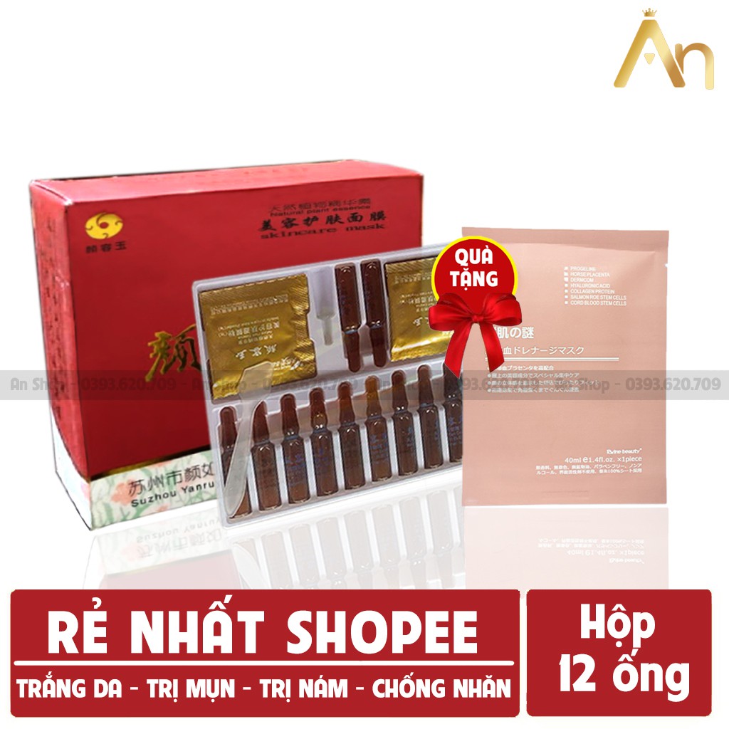 Mặt nạ thuốc bắc(36 ống serum + 36 ống gói bột)