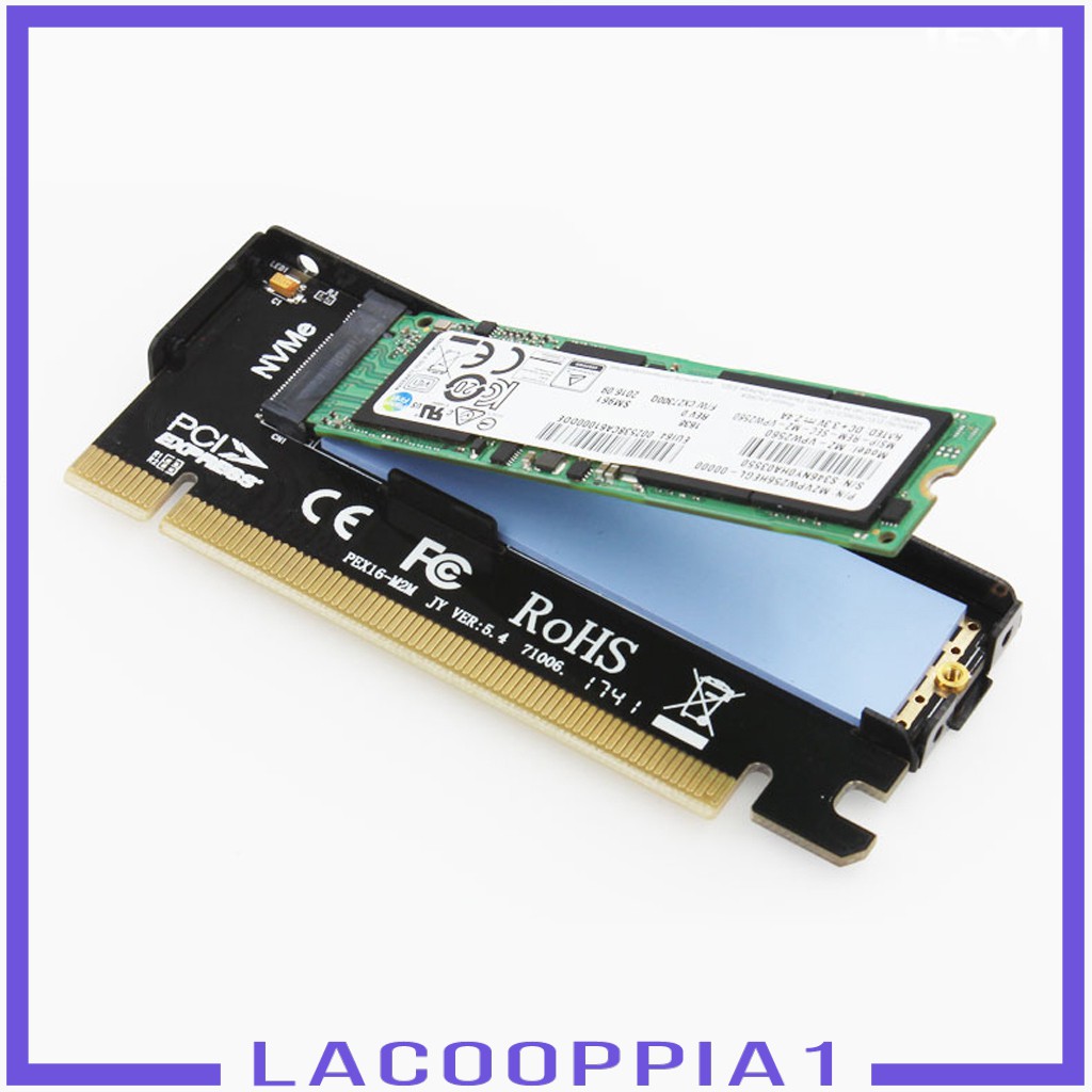 Card Ổ Cứng NVME M.2 X16 PCI-E Tốc Độ Cao Bằng Nhôm